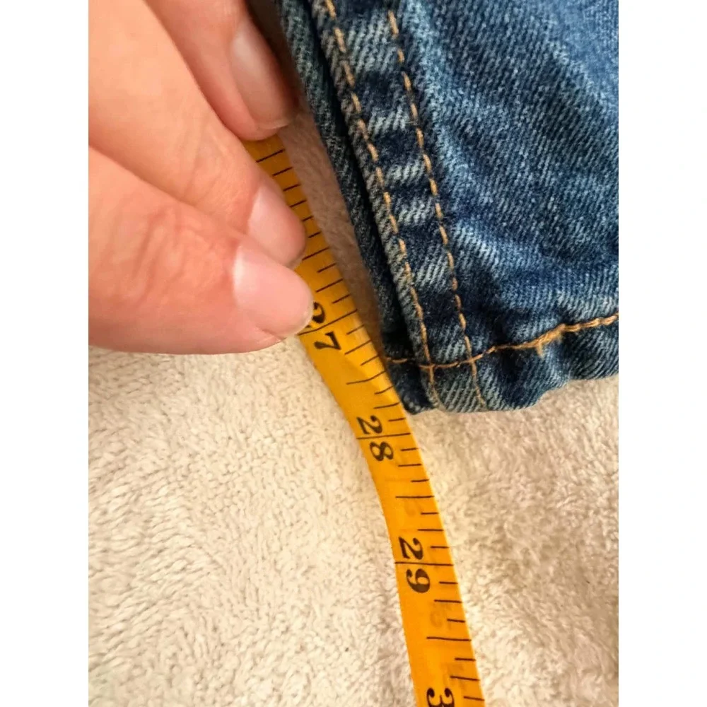 Levis Mens 38x30 Tagged Blue Jeans 514 Straight Fit Medium Wash Denim Pants